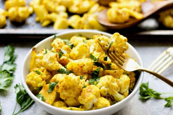 Turmeric Chicken and Cauliflower