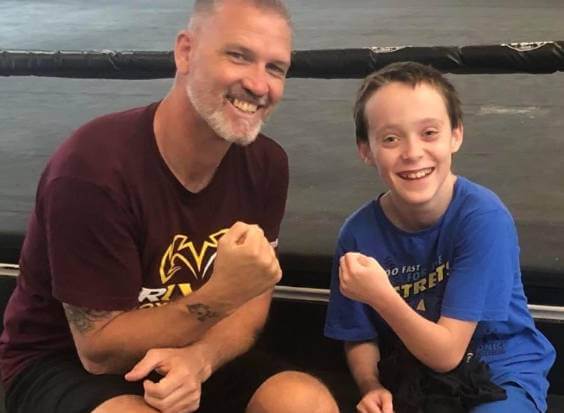 Online boxing program for people with autism