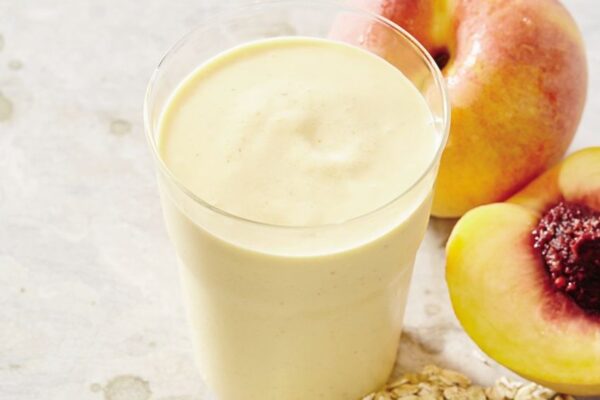 peaches and cream oatmeal smoothie